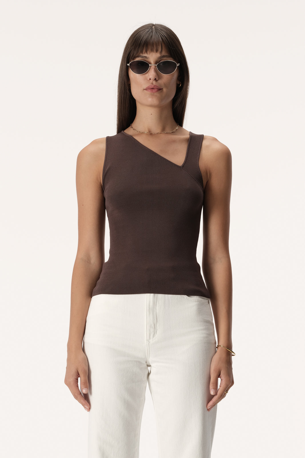Roth Knit Top Dark Taupe