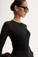 Load image into Gallery viewer, Silia Knit Top Black