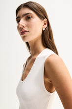 Load image into Gallery viewer, Hayes Knit Top White