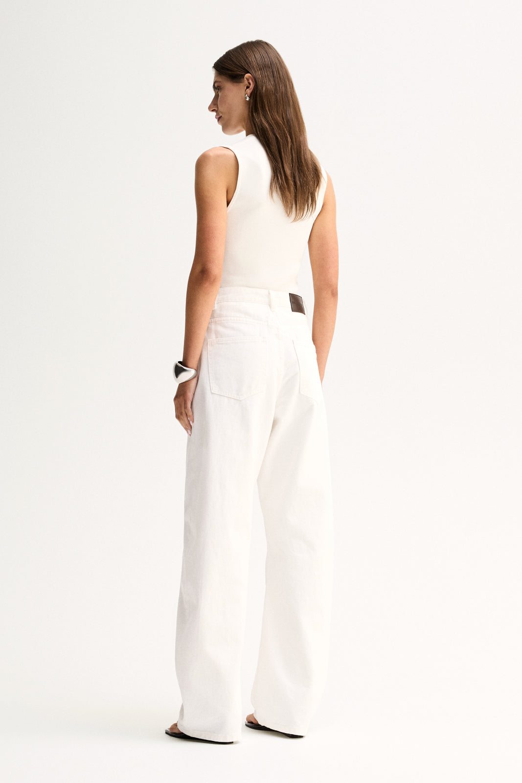 Hayes Knit Top White