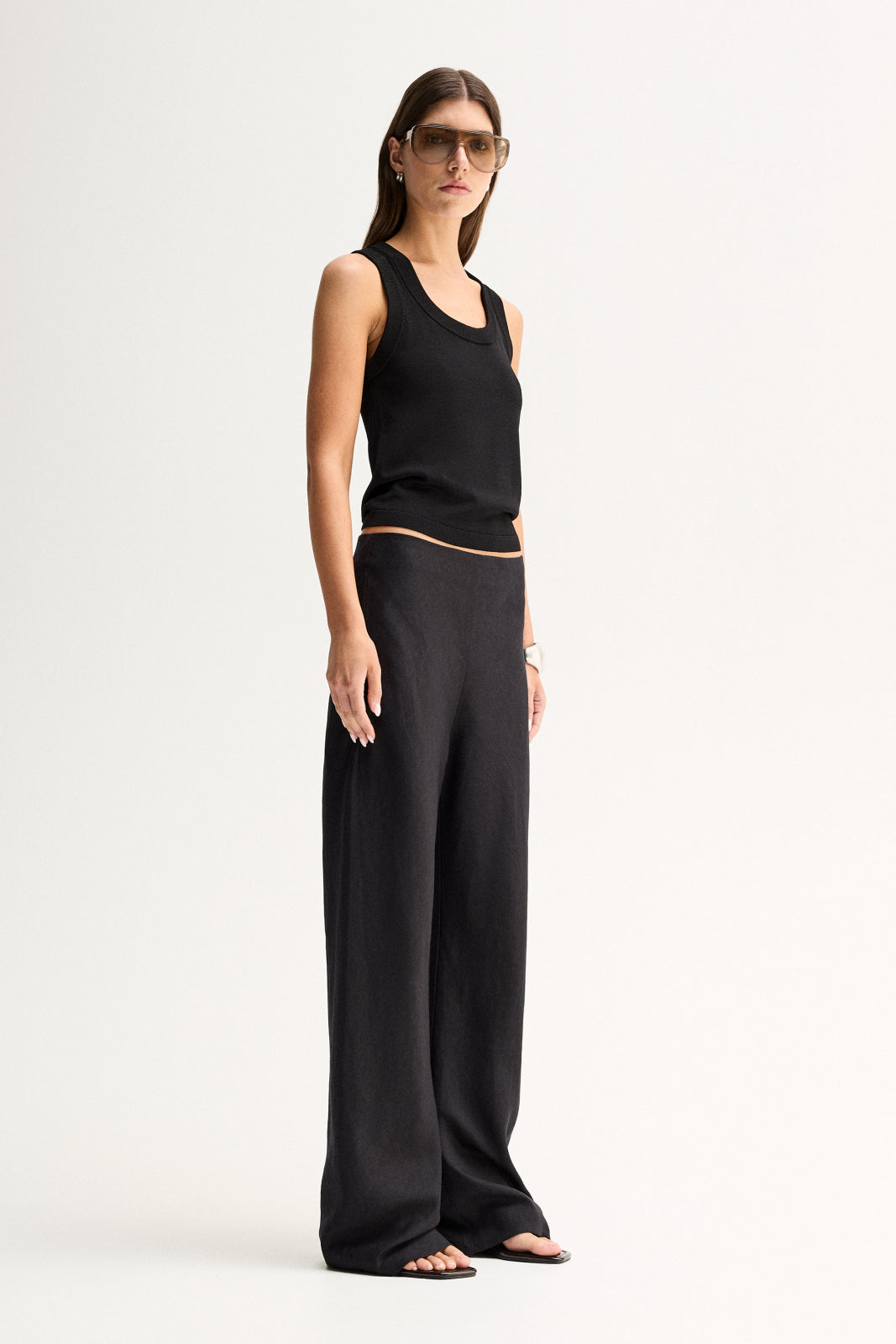 Silas Knit Top Black