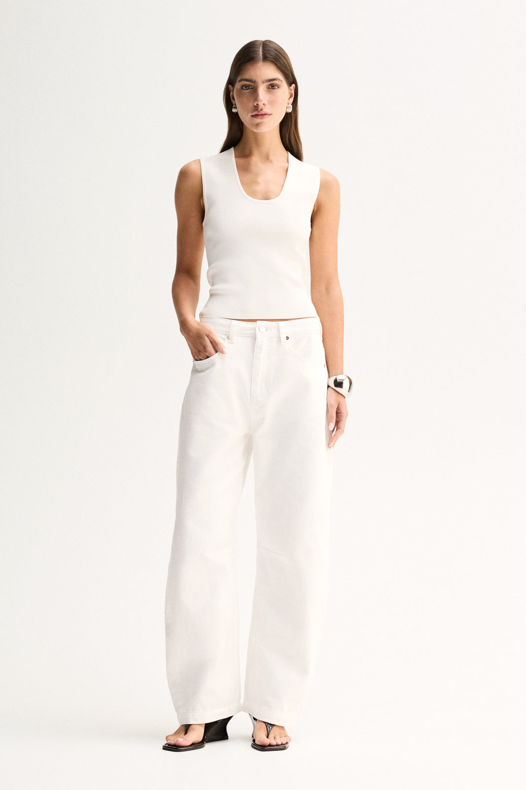 Mayfield Denim Pant white