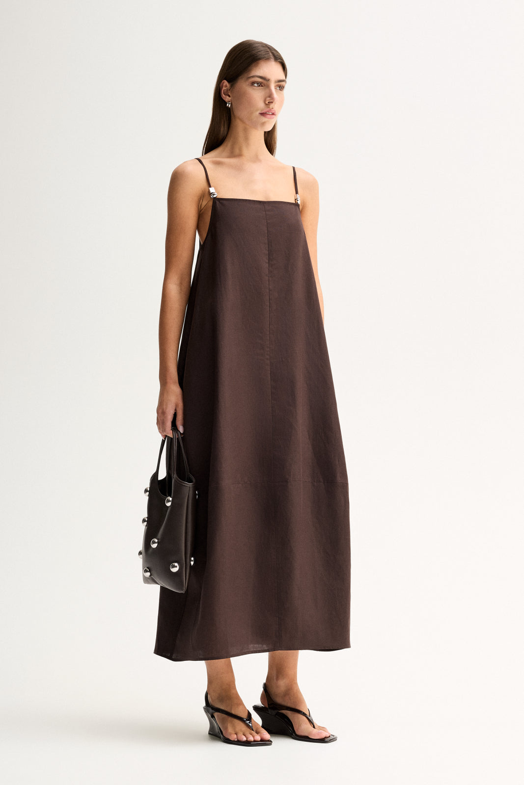 Carlo Maxi Dress Chocolate