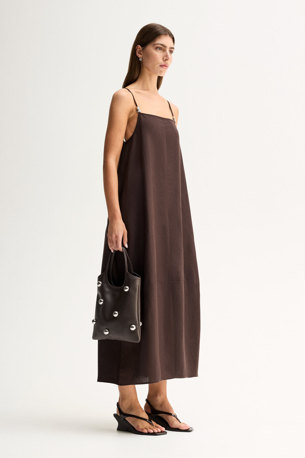 Carlo Maxi Dress Chocolate