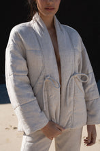 Load image into Gallery viewer, Aster Linen Coat Oatmeal