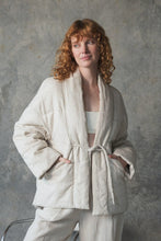 Load image into Gallery viewer, Aster Linen Coat Oatmeal