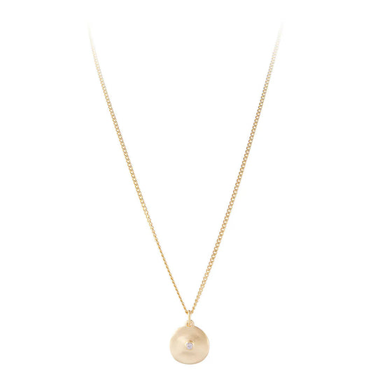 Cleo Disc Necklace