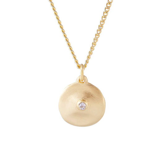 Cleo Disc Necklace