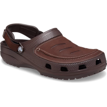 Load image into Gallery viewer, Brown sandal with a visible brand logo on a white background