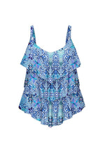Load image into Gallery viewer, Mermaid 3 Tier Tankini Top