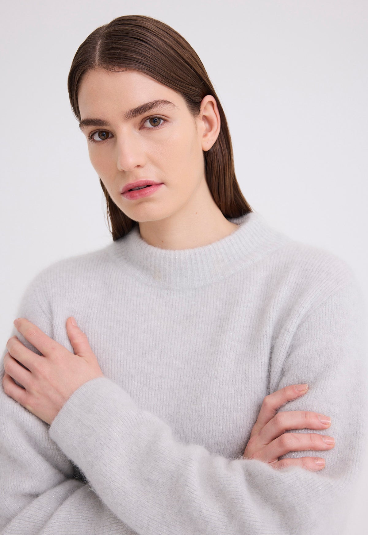 Hudd Sweater Frost Grey