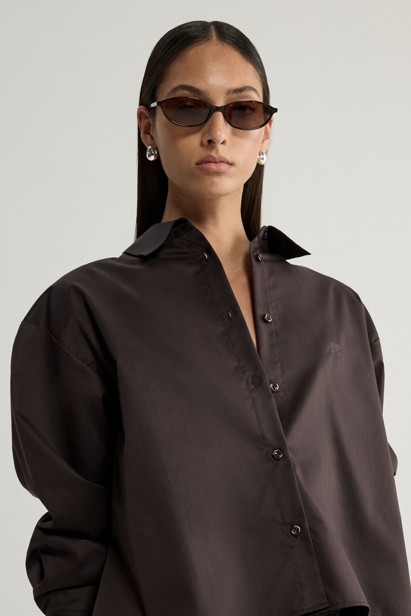 Micah Shirt Chocolate