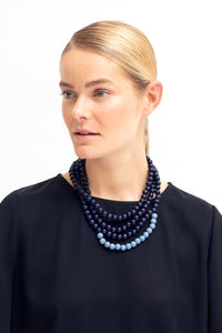 Lokke Necklace Steel Blue