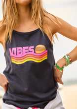 Load image into Gallery viewer, Retro Vibes Tank Navy