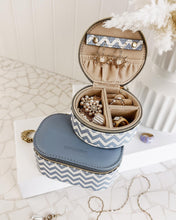 Load image into Gallery viewer, Olive Sisco Chevron Jewellery Box Pack Jacaranda