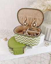 Load image into Gallery viewer, Olive Sisco Chevron Jewellery Box Pack Lime