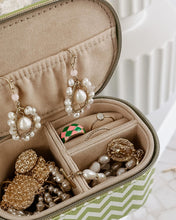 Load image into Gallery viewer, Olive Sisco Chevron Jewellery Box Pack Lime