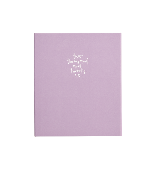 2026 Planner | Signature | VERTICAL Weekly | Lilac