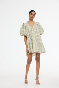 Palm Mini Dress Flora Bloom