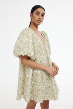 Load image into Gallery viewer, Palm Mini Dress Flora Bloom