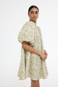 Palm Mini Dress Flora Bloom