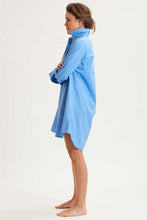Load image into Gallery viewer, The Popover Shirtdress - Banker Blue