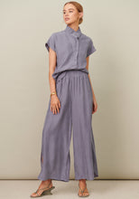 Load image into Gallery viewer, Cupro Curved Split Pant Blue