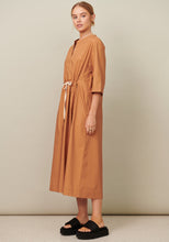 Load image into Gallery viewer, Gemma Cotton Drawcord Dress