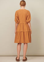 Load image into Gallery viewer, Renata Tucked Dress Toffee