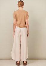 Load image into Gallery viewer, Cupro Curved Split Pant Pebble