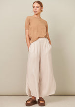 Load image into Gallery viewer, Cupro Curved Split Pant Pebble
