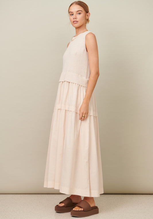 Marcella Tank Dress Pebble