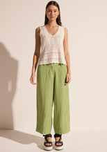 Load image into Gallery viewer, Maui Pointelle Tank White