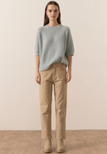 Load image into Gallery viewer, Jane Pointelle Tee Blue