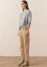 Load image into Gallery viewer, Jane Pointelle Tee Blue