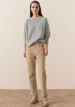 Load image into Gallery viewer, Jane Pointelle Tee Blue