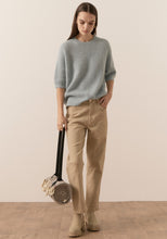 Load image into Gallery viewer, Jane Pointelle Tee Blue
