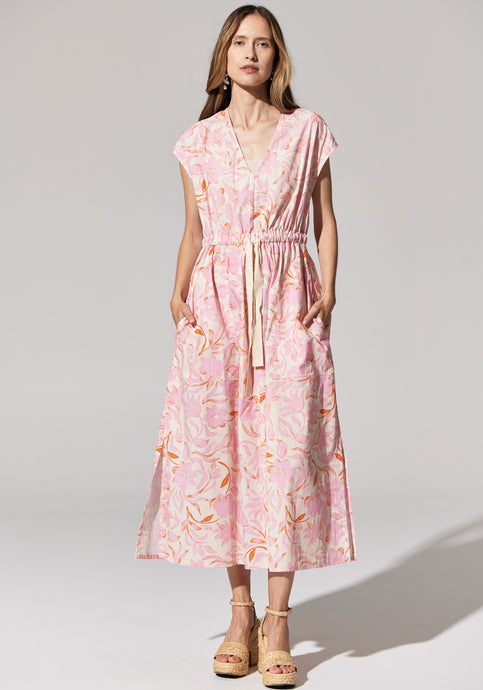 Sara V neck Dress