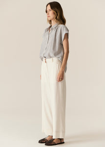 Carsen Full Length Pant Ecru