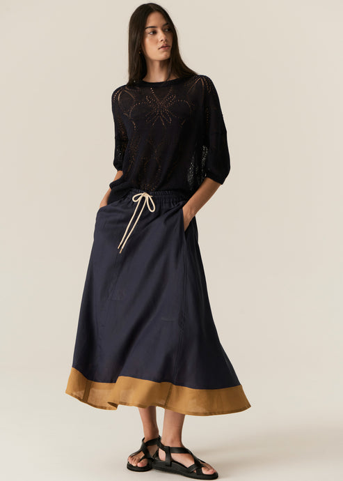 Milton Pointelle Tee Ink