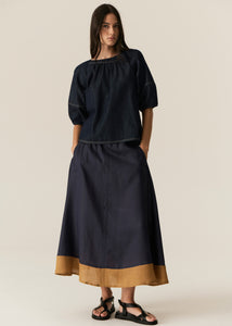 Carsen Top Dark Wash