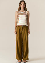 Load image into Gallery viewer, Luca Tank White/Camel