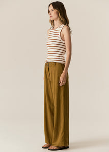 Luca Tank White/Camel