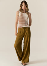 Load image into Gallery viewer, Luca Tank White/Camel