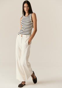 Luca Tank White/Ink