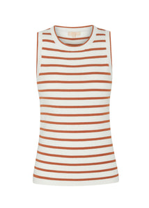 Luca Tank White/Camel