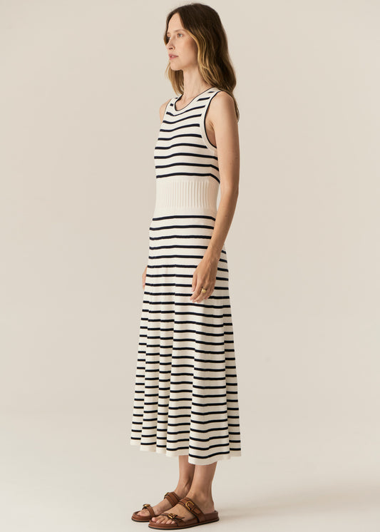 Luca Dress White/Ink