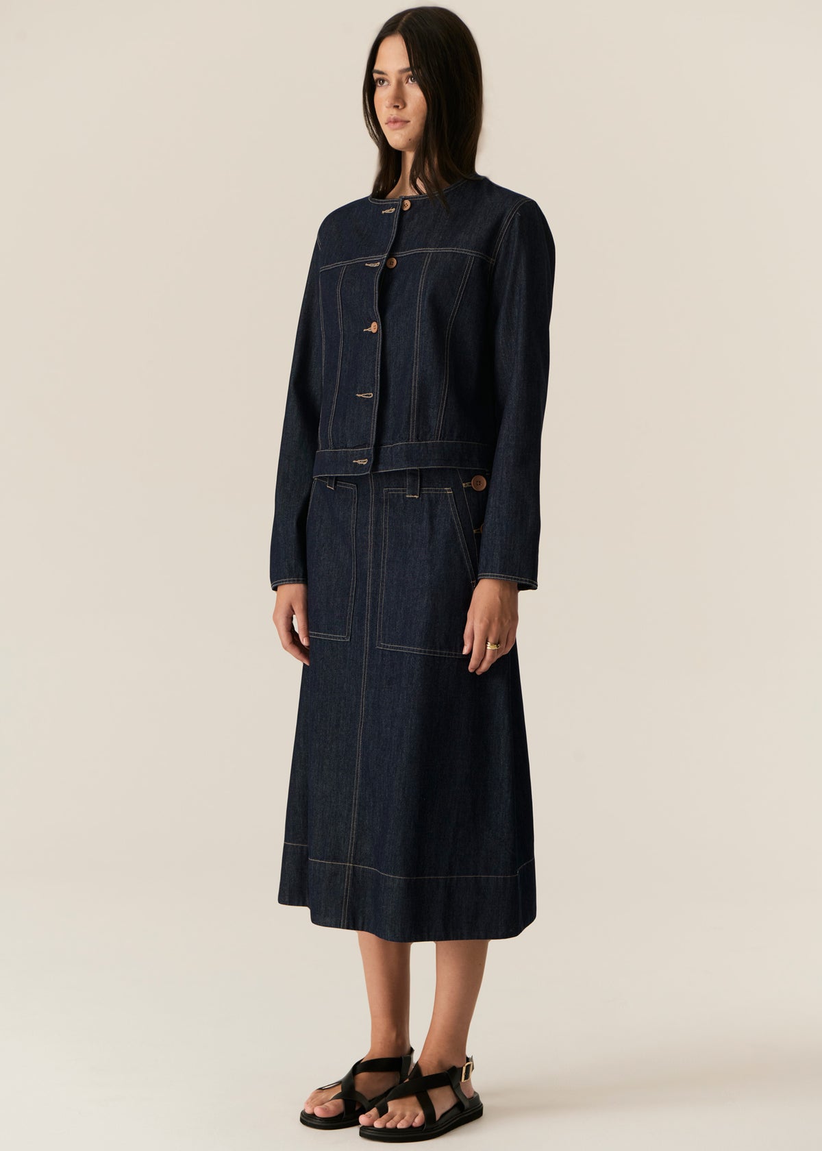 Carsen Jacket Dark Wash