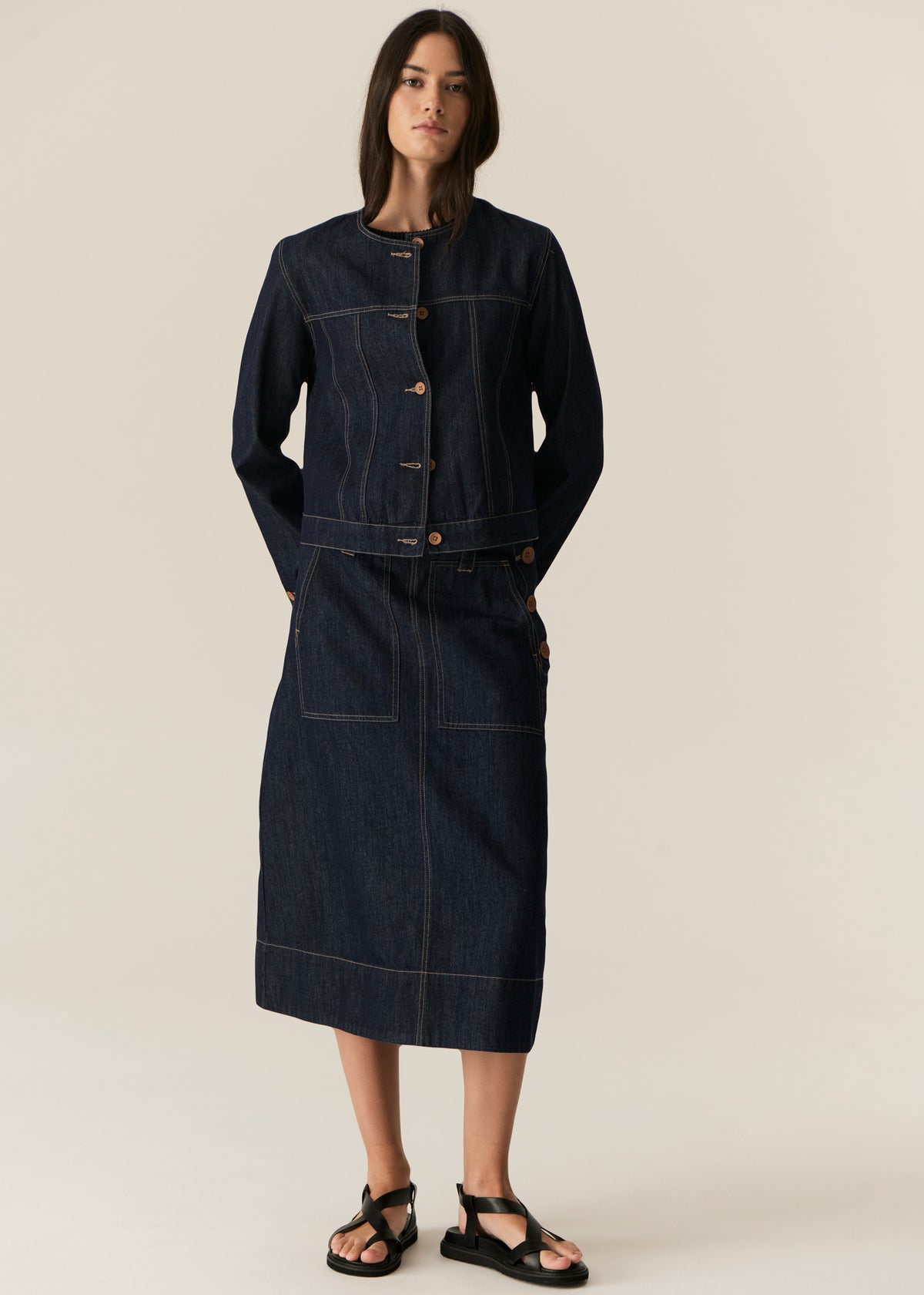 Carsen Jacket Dark Wash