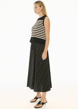 Load image into Gallery viewer, Bonde Tank Knit Black/Ivory